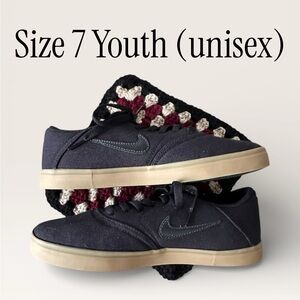 NIke Charge Canvas SB Black Gum Skateboard Shoes